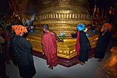 Inle Lake Myanmar. Pindaya, the famous Shwe Oo Min pagoda, a natural cave filled with thousands of gilded Buddha statues. 